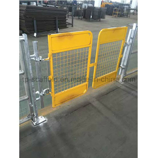 Cancello di sicurezza per ponteggi Cancello a scala in acciaio per ponteggio