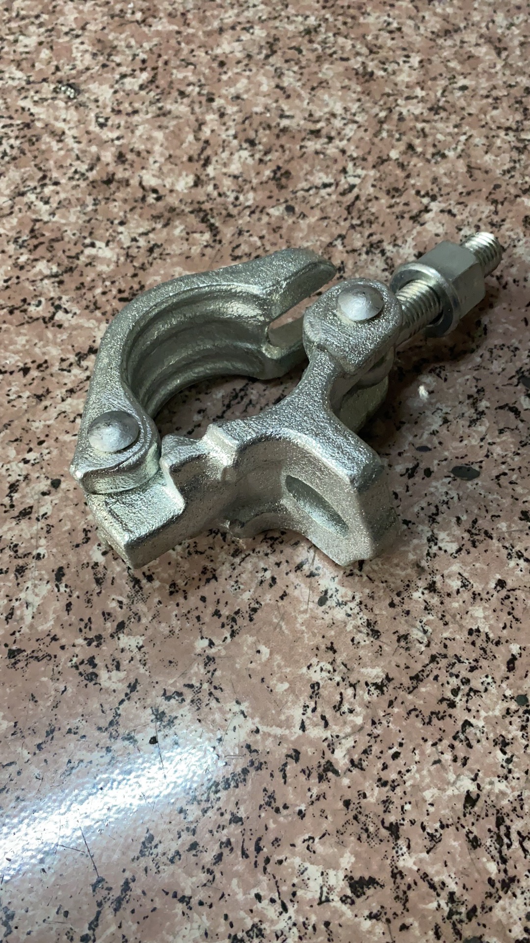 Morsetto a rosetta orizzontale per ponteggi Ringlock