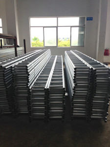 Trave a scala in alluminio per attrezzature da costruzione per impalcature