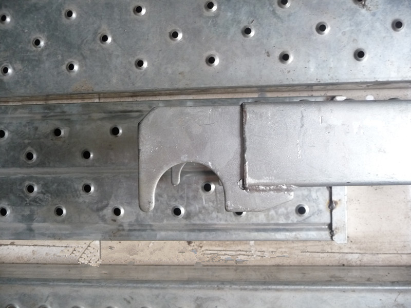 Plancia d'acciaio per ponteggi Ringlock